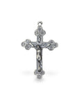925 Sterling Silver & 24K Gold Vermeil Cross Pendant with Stars, Jewelry Making Supply, R1P-RV1P