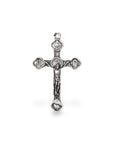925 Sterling Silver and 24K Gold Vermeil Alpha & Omega, Holy Spirit, Agnus Dei Crucifix, Rosary Cross, Jewelry Making Supply, R4-RV4