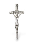 925 Sterling Silver & 24K Gold Vermeil Large size Pope John Paul 2 Crucifix, Rosary Cross, Jewelry Making Supply, R8-RV8