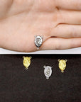 925 Sterling Silver & 24K Gold Vermeil Small St Therese Rosary Center, Jewelry Supply, R23-RV23
