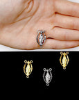 925 Sterling Silver & 24K Gold Vermeil Rosary Center, Miraculous Virgin Rosary Center - Open Work, Jewelry Supply, R17b-RV17b