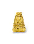 925 Sterling Silver & 24K Gold Vermeil Funnel Beads, Bead Caps, End beads, Jewelry Making, M/VM150