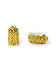 925 Sterling Silver & 24K Gold Vermeil Funnel Beads, Bead Caps, End beads, Jewelry Making, M/VM153