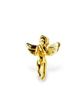 925 Sterling Silver and 24K Gold Vermeil Flying Angel Pendant, Jewelry Making, M/VM153XA