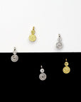 925 Sterling Silver and 24K Gold Vermeil Urartian inspired Pendants and Dangles, Jewelry Making, M/VM157