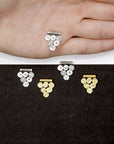 925 Sterling Silver and 24K Gold Vermeil Urartian inspired Pendants and Dangles, Jewelry Making, M/VM159