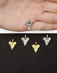 925 Sterling Silver and 24K Gold Vermeil Urartian inspired Pendants and Dangles, Jewelry Making, M/VM161