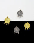 925 Sterling Silver and 24K Gold Vermeil Urartian inspired Pendants and Dangles, Jewelry Making, M/VM162