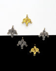 925 Sterling Silver and 24K Gold Vermeil Urartian inspired Pendants and Dangles, Jewelry Making, M/VM163