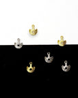 925 Sterling Silver and 24K Gold Vermeil Urartian inspired Pendants and Dangles, Jewelry Making, M/VM164