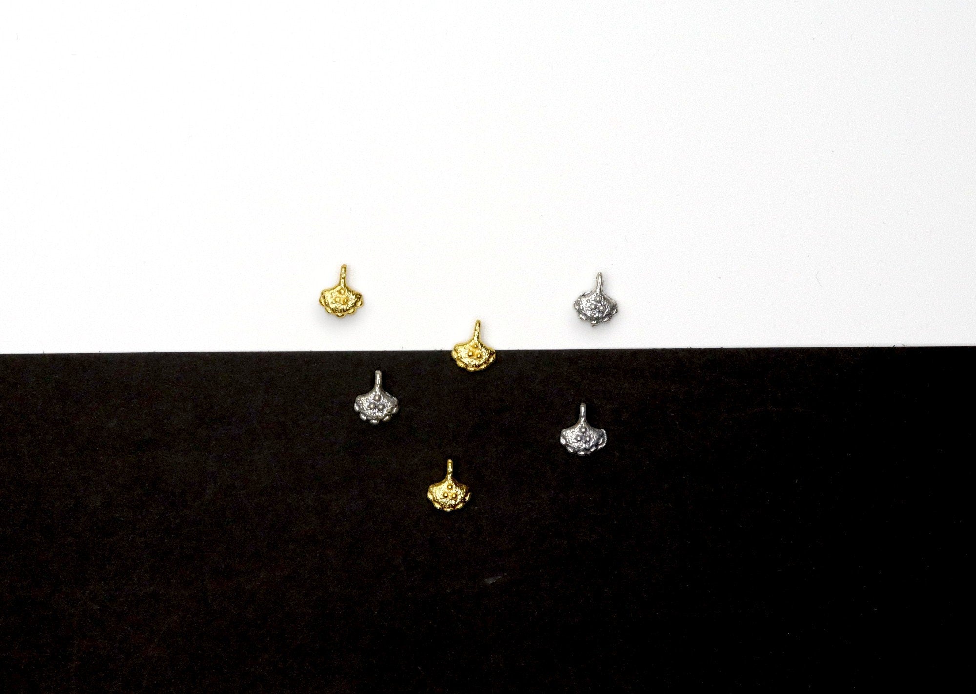 925 Sterling Silver and 24K Gold Vermeil Urartian inspired Pendants and Dangles, Jewelry Making, M/VM166