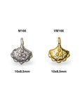 925 Sterling Silver and 24K Gold Vermeil Urartian inspired Pendants and Dangles, Jewelry Making, M/VM166