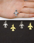 925 Sterling Silver and 24K Gold Vermeil Urartian inspired Pendants and Dangles, Jewelry Making, M/VM167
