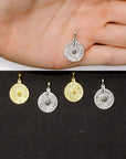 925 Sterling Silver and 24K Gold Vermeil Urartian inspired Pendants and Dangles, Jewelry Making, M/VM168