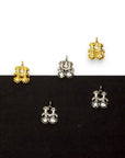 925 Sterling Silver and 24K Gold Vermeil Urartian inspired Pendants and Dangles, Jewelry Making, M/VM169