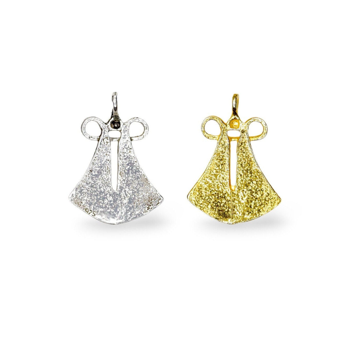 925 Sterling Silver and 24K Gold Vermeil Urartian inspired Pendants and Dangles, Jewelry Making, M/VM171