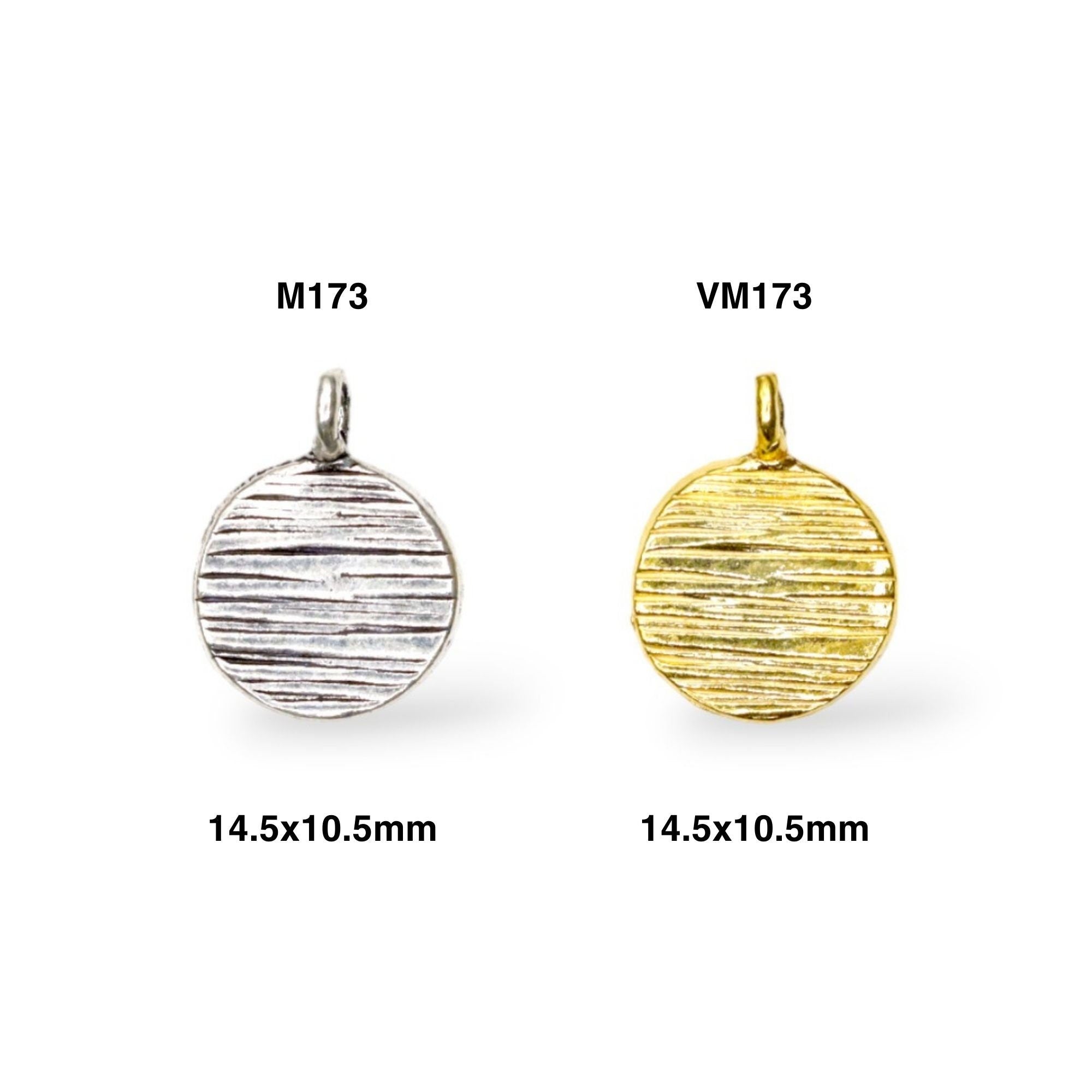 925 Sterling Silver and 24K Gold Vermeil Urartian inspired Pendants and Dangles, Jewelry Making, M/VM173