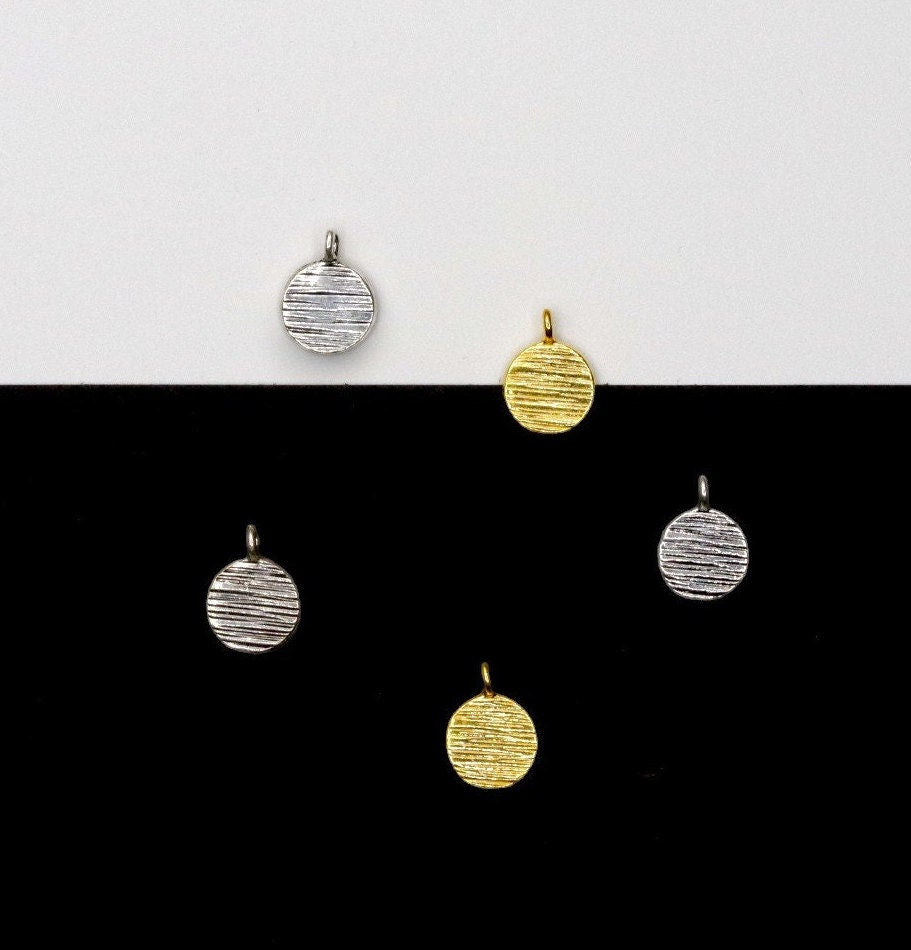 925 Sterling Silver and 24K Gold Vermeil Urartian inspired Pendants and Dangles, Jewelry Making, M/VM173