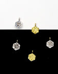 925 Sterling Silver and 24K Gold Vermeil Urartian inspired Pendants and Dangles, Jewelry Making, M/VM174