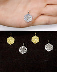 925 Sterling Silver and 24K Gold Vermeil Urartian inspired Pendants and Dangles, Jewelry Making, M/VM174