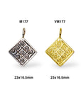 925 Sterling Silver and 24K Gold Vermeil Urartian inspired Pendants and Dangles, Jewelry Making, M/VM177