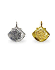 925 Sterling Silver and 24K Gold Vermeil Urartian inspired Pendants and Dangles, Jewelry Making, M/VM179