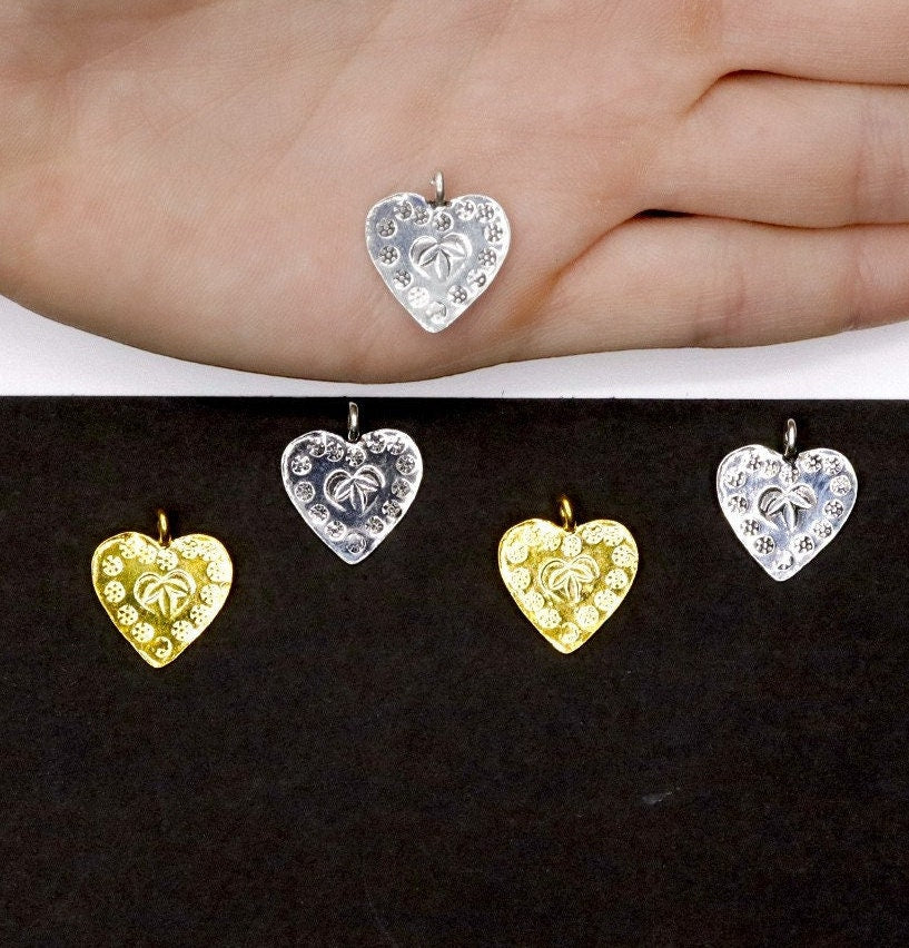 925 Sterling Silver and 24K Gold Vermeil Urartian inspired Pendants and Dangles, Jewelry Making, M/VM180