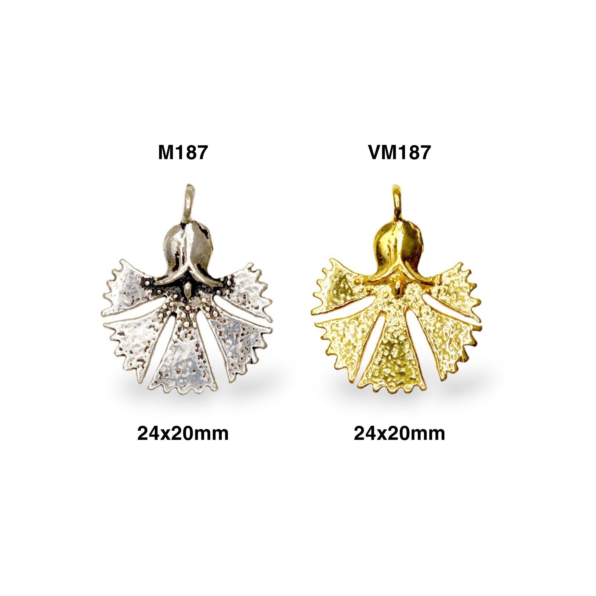 925 Sterling Silver and 24K Gold Vermeil Urartian inspired Pendants and Dangles, Jewelry Making, M/VM187