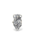 925 Sterling Silver & 24K Gold Vermeil Mary and Baby Jesus Rosary Center, R20-RV20