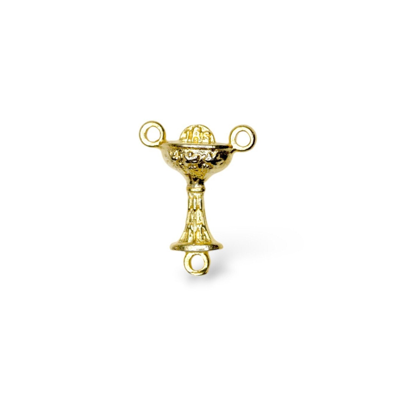 925 Sterling Silver & 24K Gold Vermeil Chalice, First Communion Center, Jewelry Supply, R22-RV22