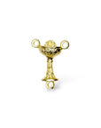 925 Sterling Silver & 24K Gold Vermeil Chalice, First Communion Center, Jewelry Supply, R22-RV22
