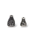 925 Sterling Silver & 24K Gold Vermeil Funnel Beads, Silver Bead Caps, End beads For Jewelry Making, M/VM148 A-B