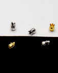 925 Sterling Silver & 24K Gold Vermeil Funnel Beads, Bead Caps, End beads, Jewelry Making, M/VM151