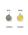 925 Sterling Silver and 24K Gold Vermeil Urartian inspired Pendants and Dangles, Jewelry Making, M/VM155