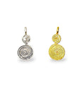 925 Sterling Silver and 24K Gold Vermeil Urartian inspired Pendants and Dangles, Jewelry Making, M/VM157