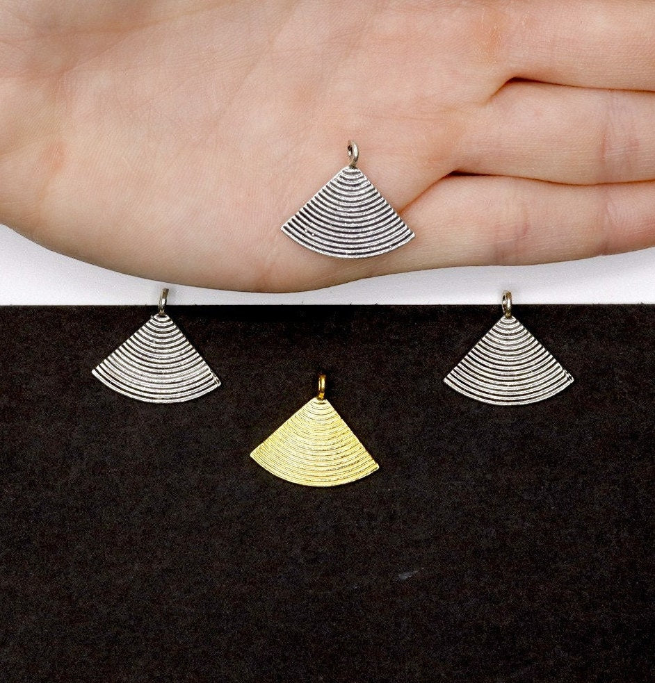 925 Sterling Silver and 24K Gold Vermeil Urartian inspired Pendants and Dangles, Jewelry Making, M/VM160