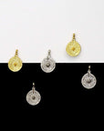 925 Sterling Silver and 24K Gold Vermeil Urartian inspired Pendants and Dangles, Jewelry Making, M/VM168