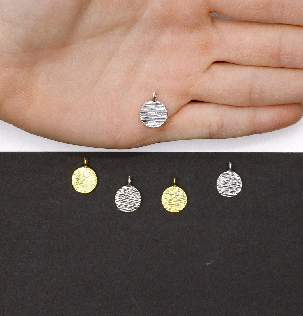 925 Sterling Silver and 24K Gold Vermeil Urartian inspired Pendants and Dangles, Jewelry Making, M/VM173