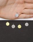 925 Sterling Silver and 24K Gold Vermeil Urartian inspired Pendants and Dangles, Jewelry Making, M/VM173