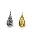 925 Sterling Silver and 24K Gold Vermeil Urartian inspired Pendants and Dangles, Jewelry Making, M/VM178