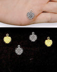925 Sterling Silver and 24K Gold Vermeil Urartian inspired Pendants and Dangles, Jewelry Making, M/VM182