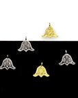 925 Sterling Silver and 24K Gold Vermeil Urartian inspired Pendants and Dangles, Jewelry Making, M/VM184