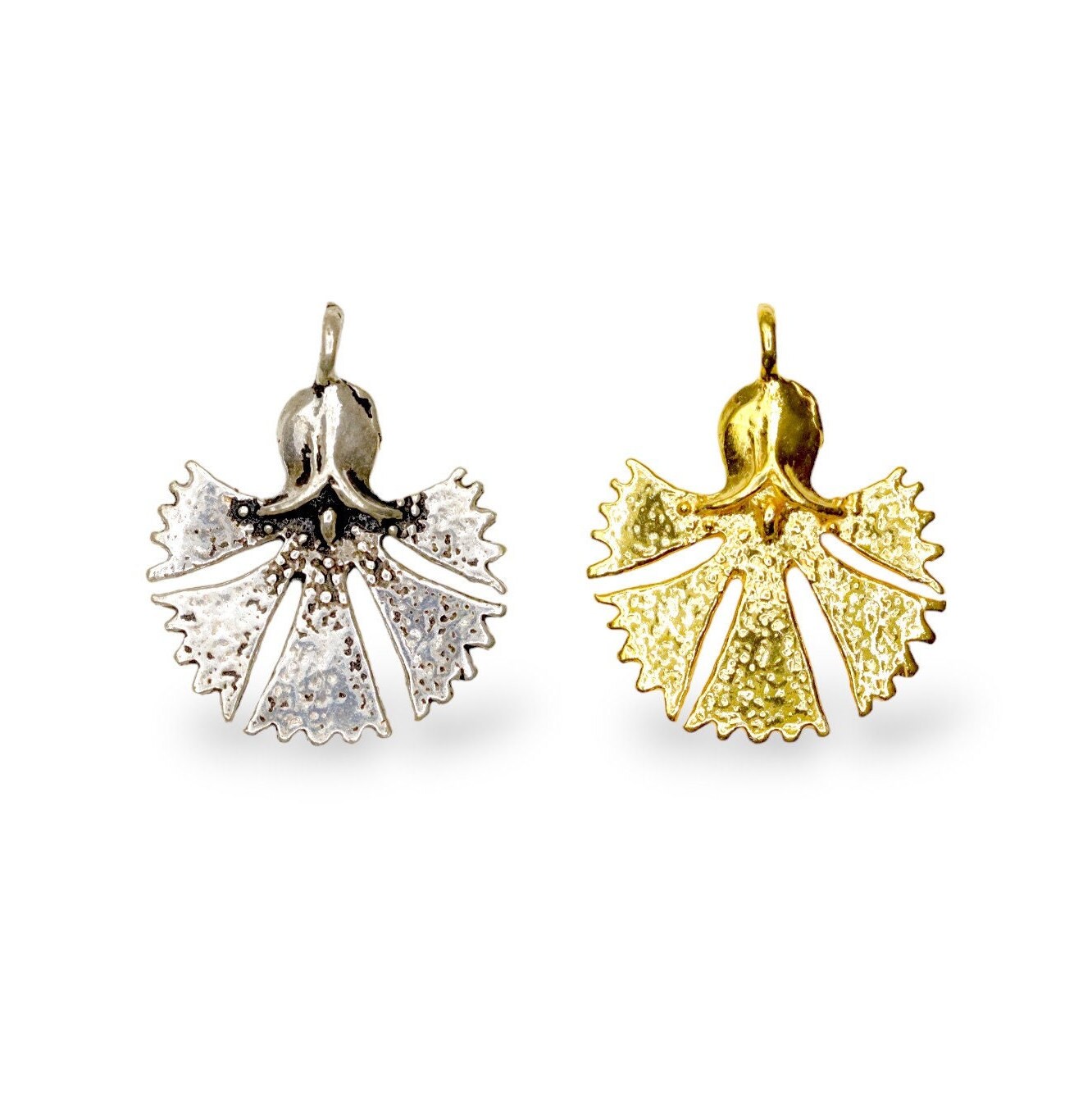 925 Sterling Silver and 24K Gold Vermeil Urartian inspired Pendants and Dangles, Jewelry Making, M/VM187