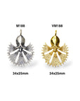 925 Sterling Silver and 24K Gold Vermeil Urartian inspired Pendants and Dangles, Jewelry Making, M/VM188