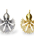 925 Sterling Silver and 24K Gold Vermeil Urartian inspired Pendants and Dangles, Jewelry Making, M/VM188