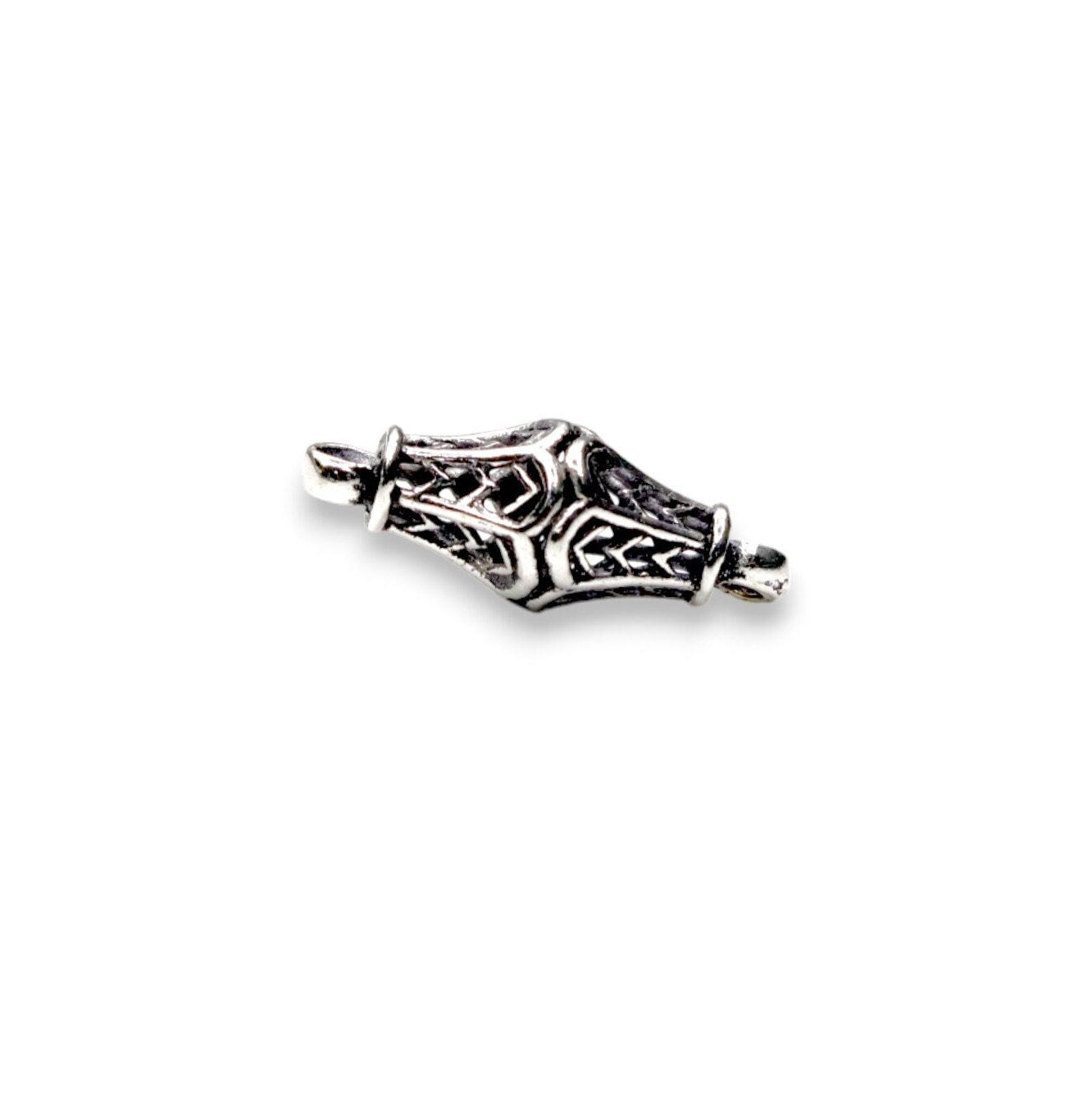 925 Sterling Silver and 24K Gold Vermeil Handcrafted Connectors, Jewelry Making, M/VM190