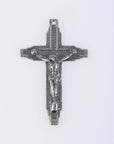 925 Sterling Silver & 24K Gold Vermeil Art Deco Straight Crucifix, Jewelry Supply, R65-RV65