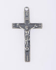 925 Sterling Silver & 24K Gold Vermeil Rosary Streamlined Crucifix, Jewelry Supply, R66-RV66
