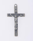 925 Sterling Silver & 24K Gold Vermeil Pendant Streamlined Crucifix, R66P-RV66P