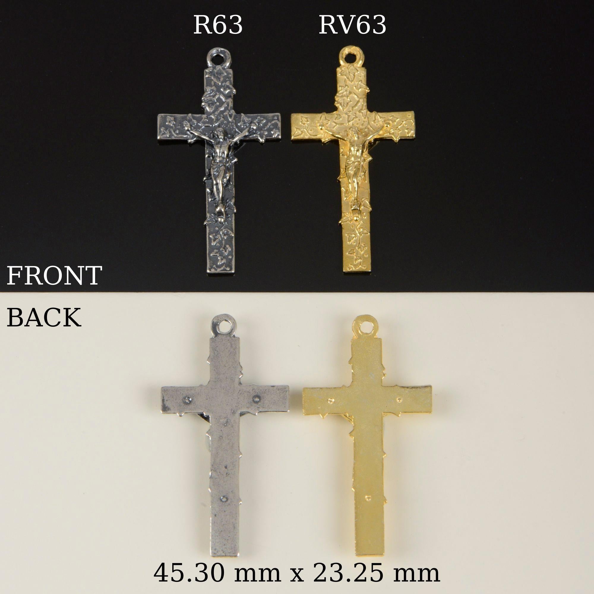 925 Sterling Silver & 24K Gold Vermeil High Relief Ivy Clad Pendant, Jewelry Supply, R63P-RV63P